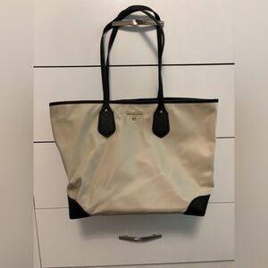 New Michael Kors EVA NYLON TOP ZIP TOTE Large in Cream